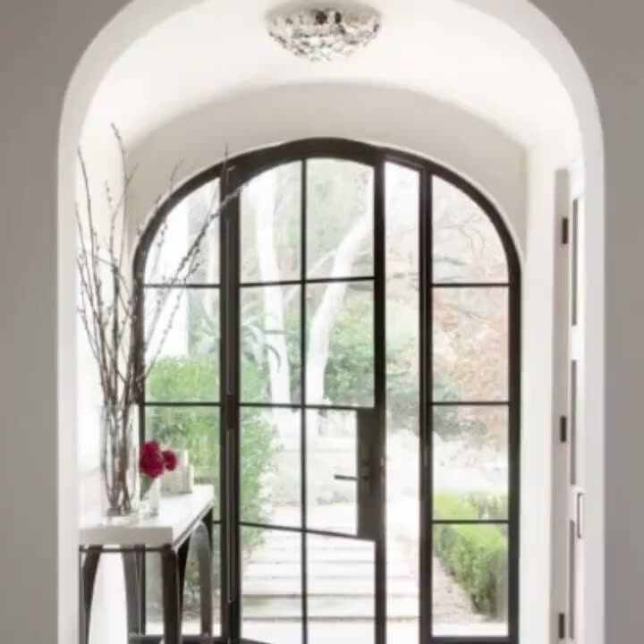 Douche 2 faces Double porte battante extérieure Transparent 8mm H195 m