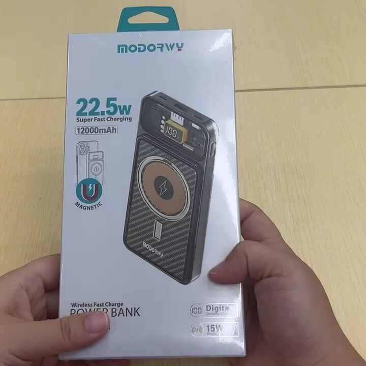 Power Bank 20000mAh Ricarica Rapida PD – Display LED, USB + Type-C, Ri