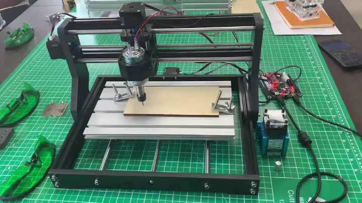 CNC 3018 PRO 3D 5.5W Lazer Kesim Makinesi - Ahşap Yüzeyler İçin Uygun