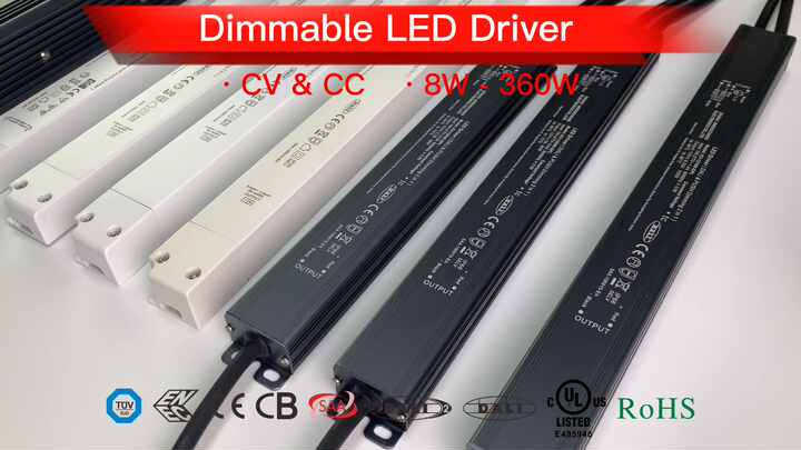 Regulador LED Newlab PUSH-CV - Control Para Tiras LED 12-48V, 12A, Sin Parpadeos