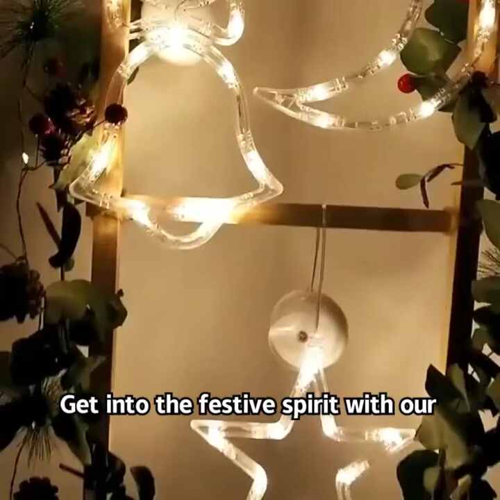 Christmas Holiday Decorative Hanging Light Xmas Tree Deco Small Pendant  Hing Lights Battery Operated Led Window Light