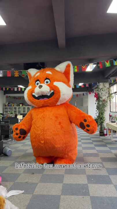 Red Panda Fox Raccoon Mascot Costume Popular Party Dress Inflatable Giant  Mascot Costume for Adult