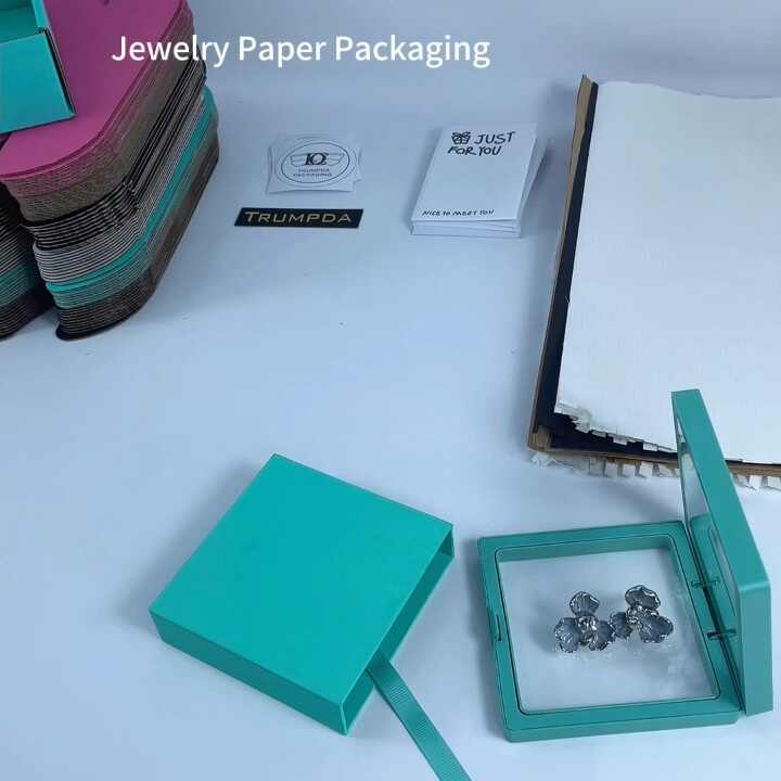 Transparent Plastic Jewellery Box Recyclable Customizable