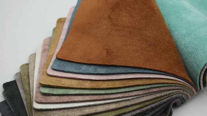 Double Sided Suede Fabric Faux Leather for Cars Sofas
