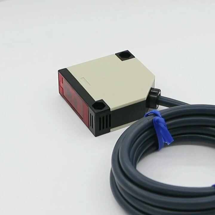 Twidec/0-80CM Cable Induction Diffuse Reflection Infrared Photoelectric Sensor 24-240V AC/DC