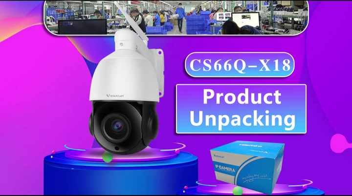 防犯カメラ ワイヤレス400万画素 18倍ZOOM 「CS66Q-X18N.A」 防犯カメラ ワイヤレス400万画素 18倍ZOOM 「CS66Q-X18N.A」