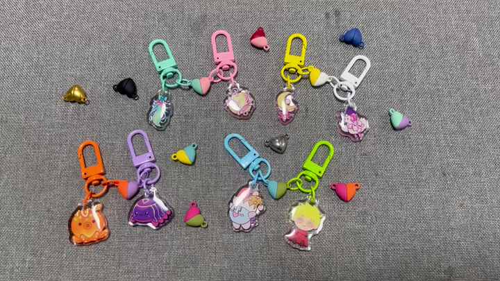 Custom Printed Custom Clear Acrylic Charms Custom Clear Epoxy