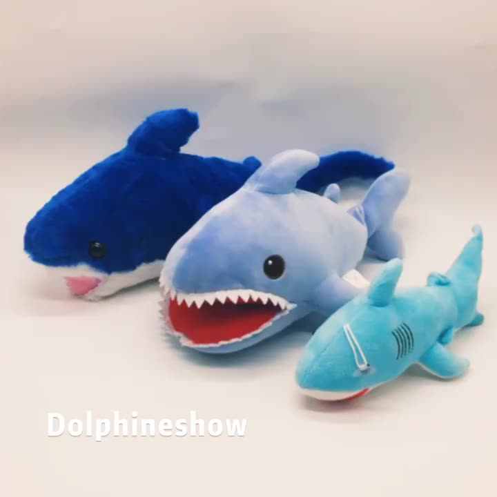 チョコミントカラー　サメぬいぐるみ 茶色のマフラー付き Amazon.co.jp: JCvCX 14インチ サメのぬいぐるみ かわいいサメ ソフト