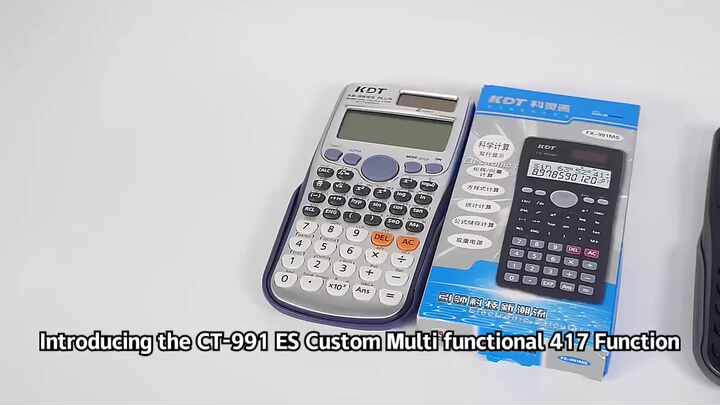 KDT 417-Function Scientific Calculator with Dual Power Supply OEM - Main Image