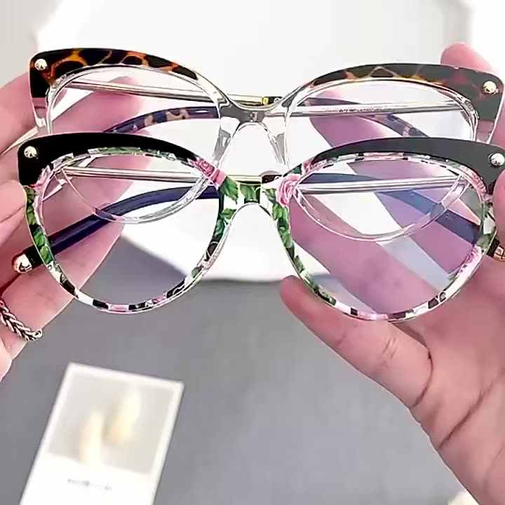 Wholesale High Quality Glasses Frames Blue Light Blocking Glasses Optical  Frames Tr90 Cat Eye Glasses Frames From m.