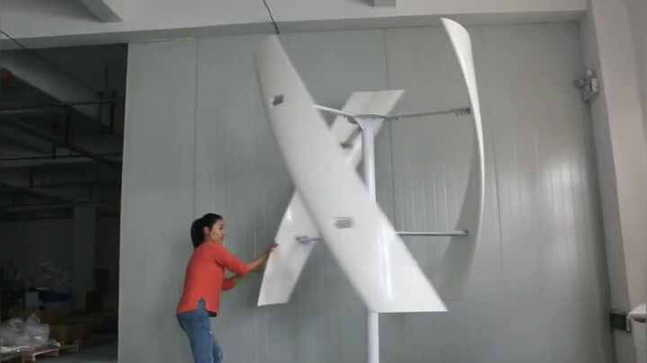 Turbine Éolienne Maglev à Axe Vertical de 6kW, Générateur Haute Tension de 3000W, 24/48V avec Contrôleur de Charge  13