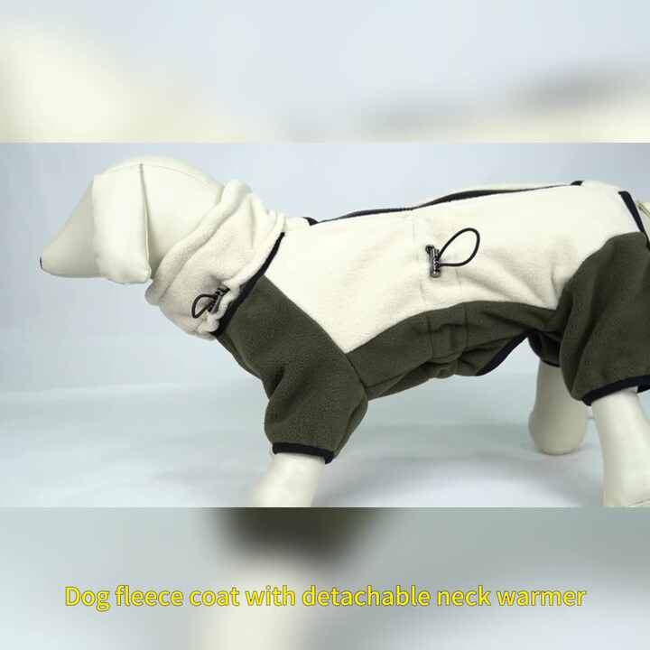 Custom Large Dog Polar Fleece Coat Jacket Winter Pet Puppy