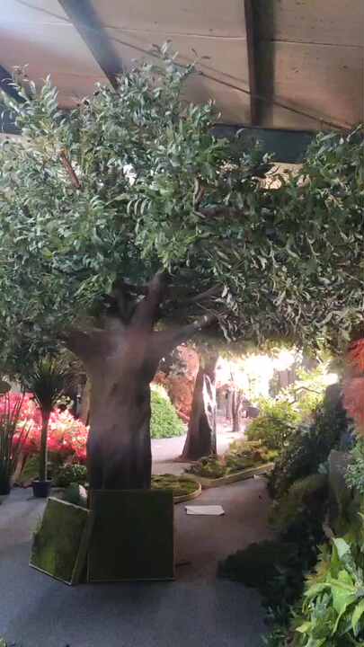 Albero Di Ulivo Artificiale 180 Cm: Tronco In Legno Naturale, Foglie Realistiche, Per Interni - 2
