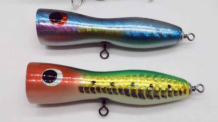 concave lure fishing Concave Mouth Wood Popper Hard Fishing Lure 150mm 5.9