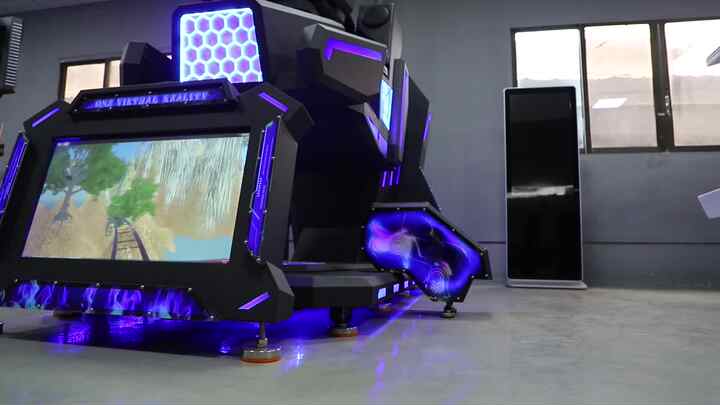 Guangzhou VR Indoor Game Zone Arcade Games Manufacturer Virtual Reality  Cinema Equipment VR Theme Park