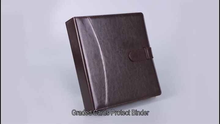 binder for top loaded cards Amazon.com: GrinOwl 16 Pocket Top loader Binder, Holds 640 Top Loaders,  Large Top loader Card Binder with Sleeves for Cards in 3