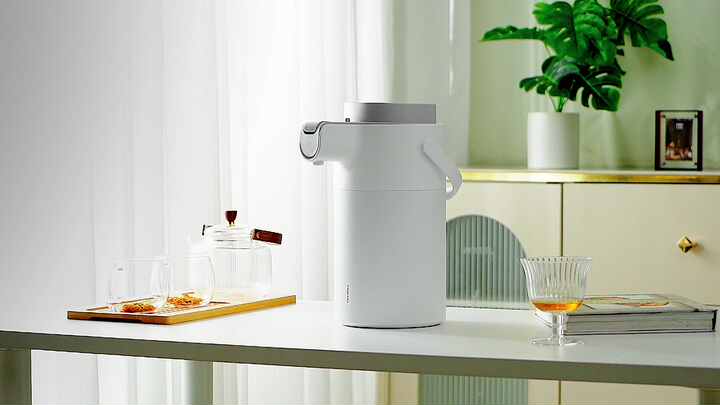 PINKAH Liter Airpot Coffee Dispenser with Pump 102 Oz