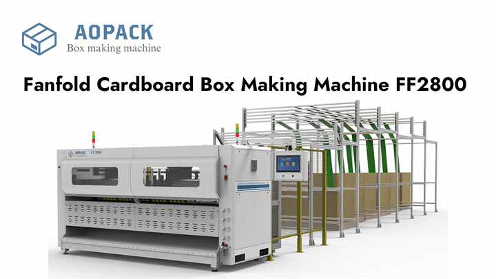 Aopack Z Type Corrugated Fanfold Box Carton Making Machine