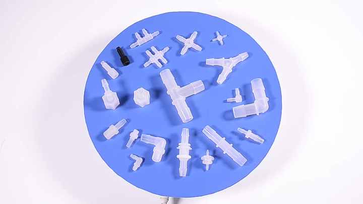 JUプラスチック10-32UNF1/4-28UNF M5M6おねじホースバーブ