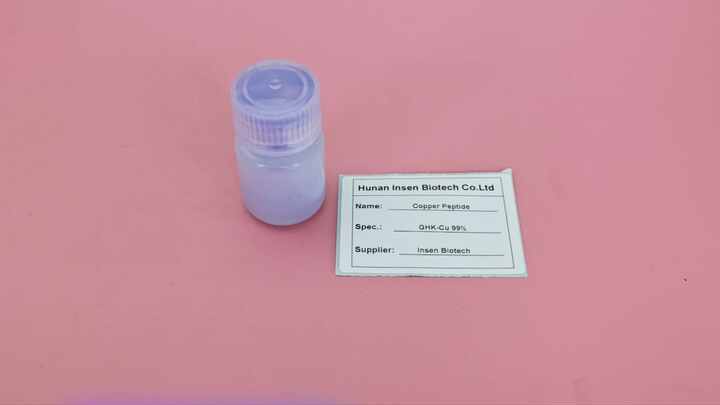 ghk cu acetate CAS 89030-95-5/CAS 130120-57-9 Cosmetic Grade Raw Material GHK CU HCL/Acetate Powder Copper Peptide GHK-CU