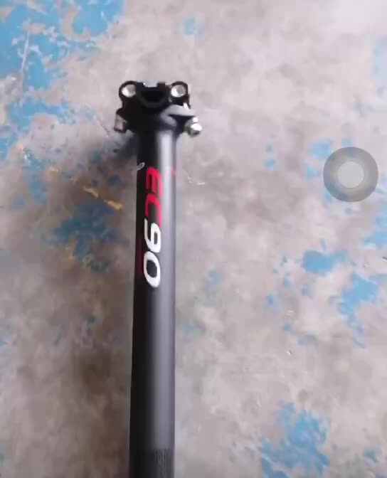 EC90 fibre de carbone vtt/vélo de route tige de selle 3K enroulement carbone tige de selle 27.2/30.8/31.6mm Tube de selle pièces de cyclisme  18