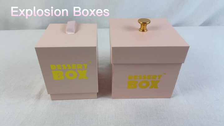 Happy Birthday Father Day Handmade Butterflies Exploding Box Any