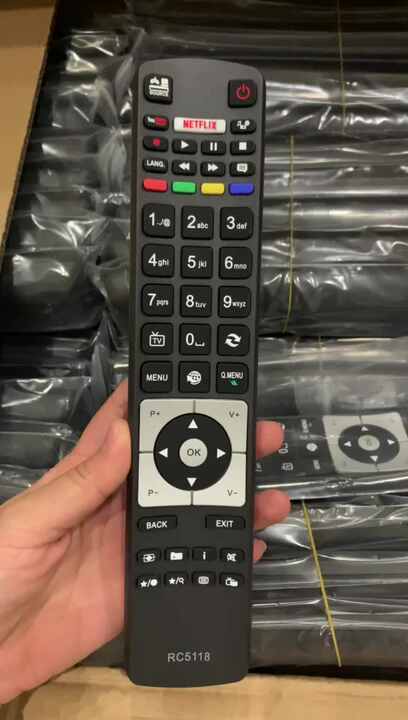 Mando A Distancia De Repuesto Para Televisión Telefunken TV RC5118 (botón De Netflix Y YouTube