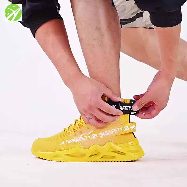 Mannen Werken Veiligheidsschoenen Werken Sneakers Mannelijke Onverwoestbaar  Werkschoenen Mannen Laarzen Veiligheidsschoenen S3 Stalen Neus Veiligheid 