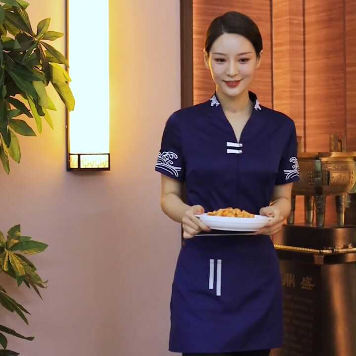 Sexy Chef Clothes Unisex Restaurant Kitchen Waitress Cook Shirt Hotel  Barber Ladies Waiters Uniform