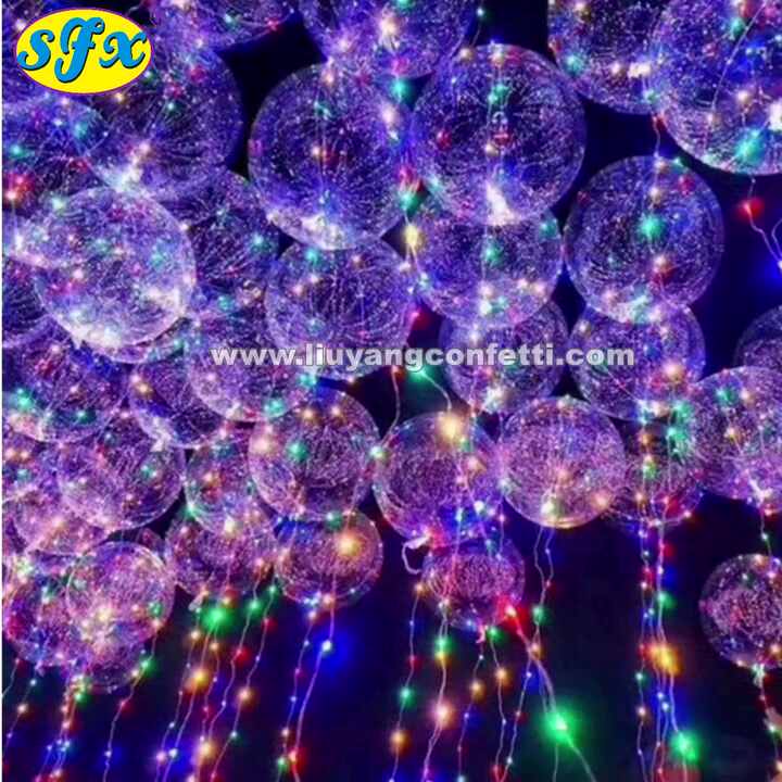6 Palloncini Bobo Trasparenti Da 76 Cm – Pre-allungati A Bocca Larga – In TPU Resistente – Per Decorazioni Con Ripieno (fiori, Peluche) – San Valentino, Matrimoni - 4