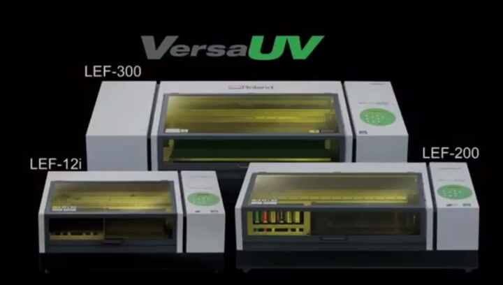 高品質 Roland VersaUV LEF-12i 卓上UVフラットベッドプリンター