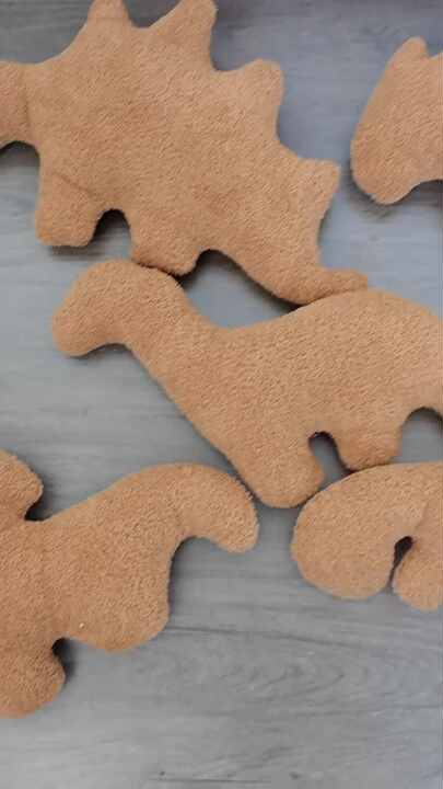 Cuscino per pepa Dino Nugget di pollo Cuscino in peluche Dinosauro del fumetto Cuscino in peluche Peluche per bambini Regali per bambini  26