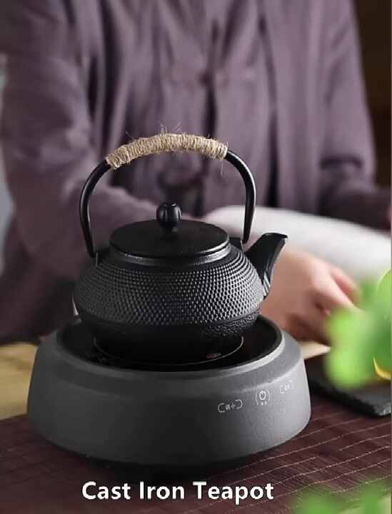 600ml 900ml 1200ml Stovetop Safe Japanese Cast Iron Teapot Enamel