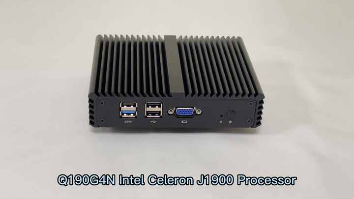 Qotom Low Power 12V Quad Core J1900 Mini PC for Industrial Use