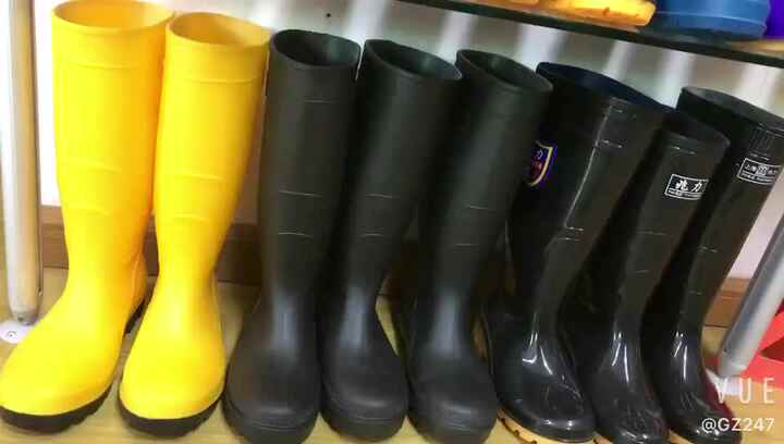 Bottes De Pluie En PVC, Chaussures De Jardin Rain Boot Mixte
