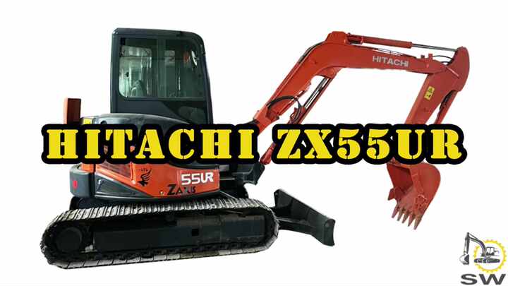 Hitachi ZX55UR Crawler Excavator - Reliable Medium Excavator