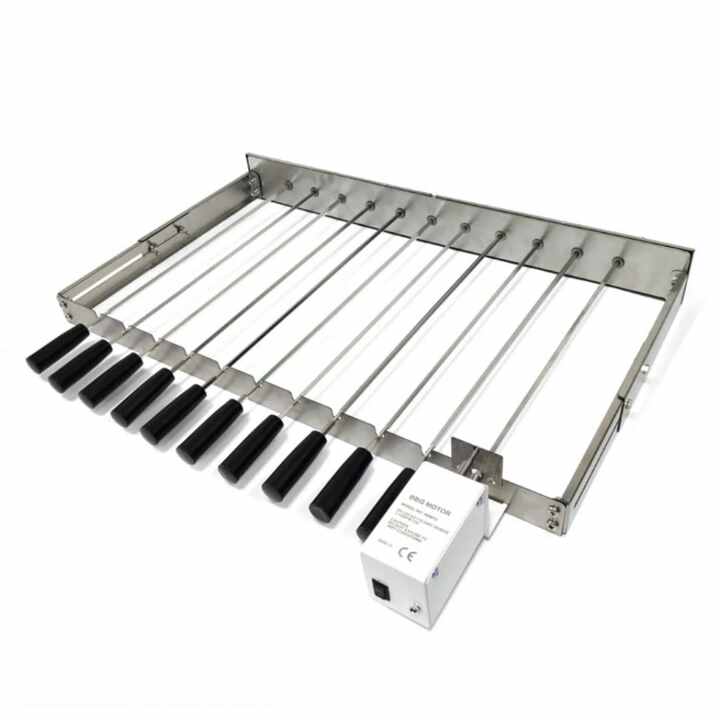 8 Stück Edelstahl Grillspieße 43cm - BBQ Spieße Für Kebab & Fleisch