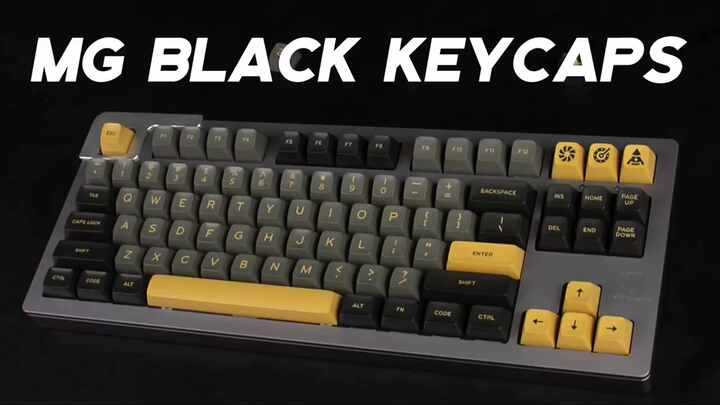 SA Profile Shimmer Black 172 Keys ABS Keycap Sooth Hand