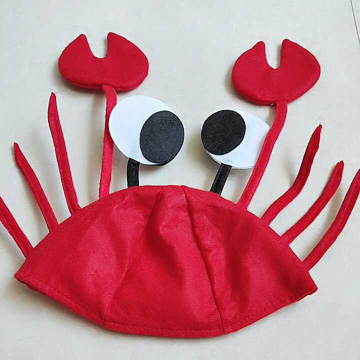 Adorabile Costume di Aragosta Rossa Cucito a Mano per Adulti e Bambini per Halloween