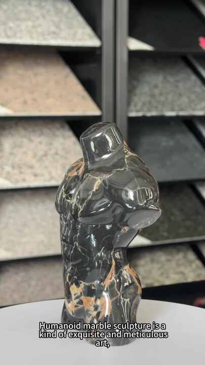 Figura Di Pietra Cinese Monaco Shaolin Fatto Di Pietra Lavica