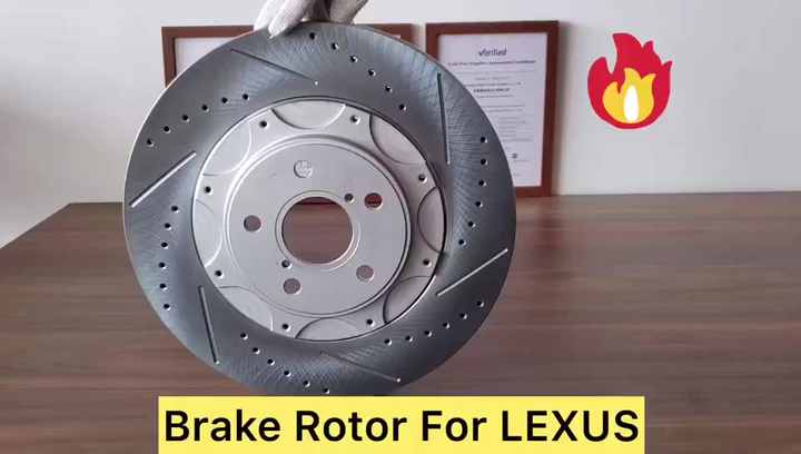 Ventilated Auto Spare Part 43516-30060 Disk Brake Disc