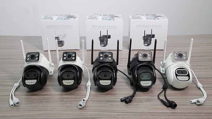 Anboqi A38 Dual Lens Icsee PTZ Camera Color Night Vision