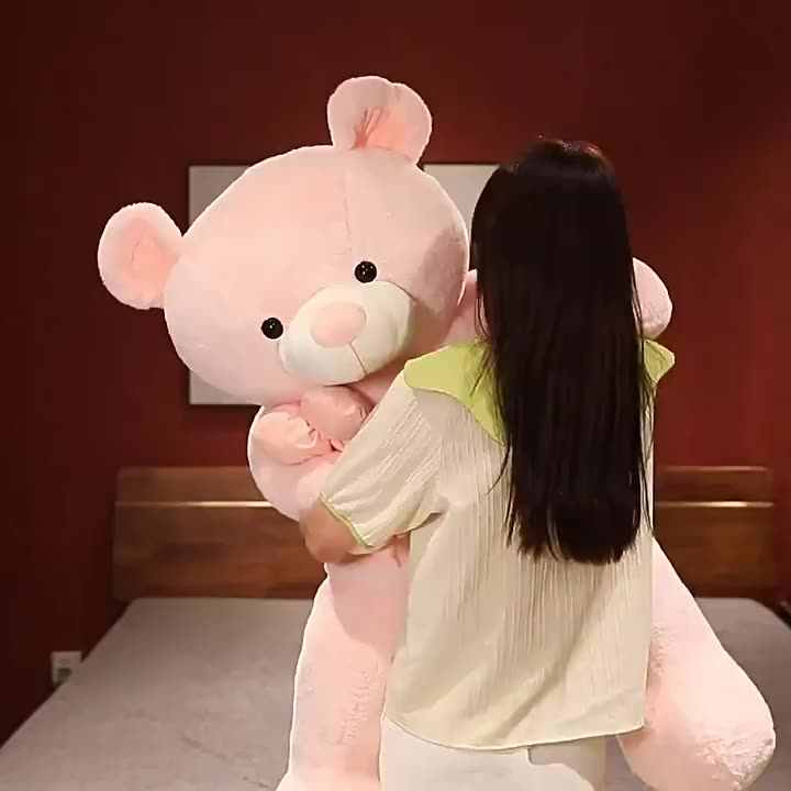 Giant Hugging Pink Rabbit Teddy Bear - Perfect for All Ages