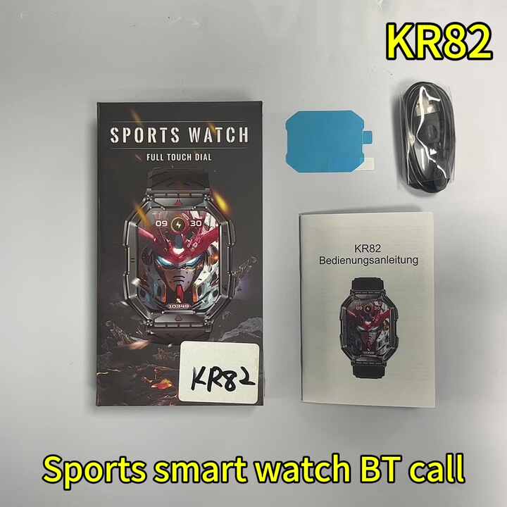 2024 KR82 Outdoor Sports Smart Watch for Men - Waterproof