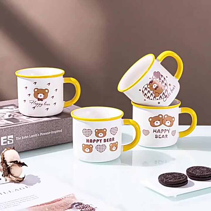 4 tempi di tutti gli ostacoli tazza di caffè 11 Oz Infradito colorati estivi, con finte perline