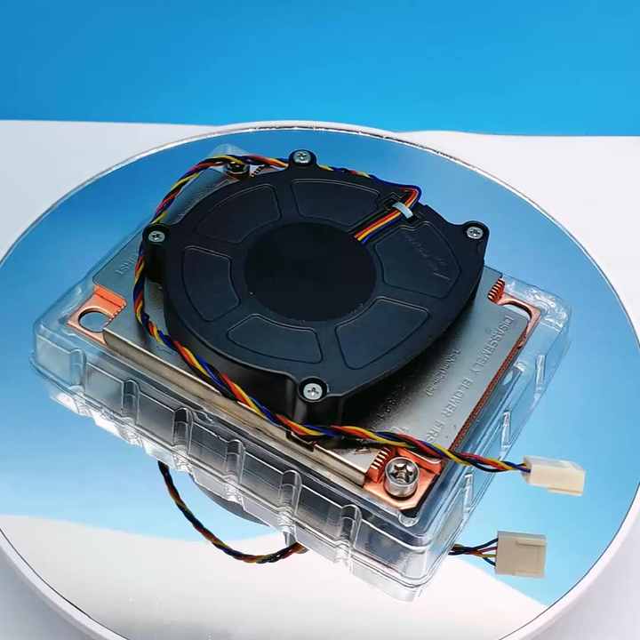 High Quality Socket Lga 3647 Heat Sink 1u Copper Active Narrow 1U CPU Cooler