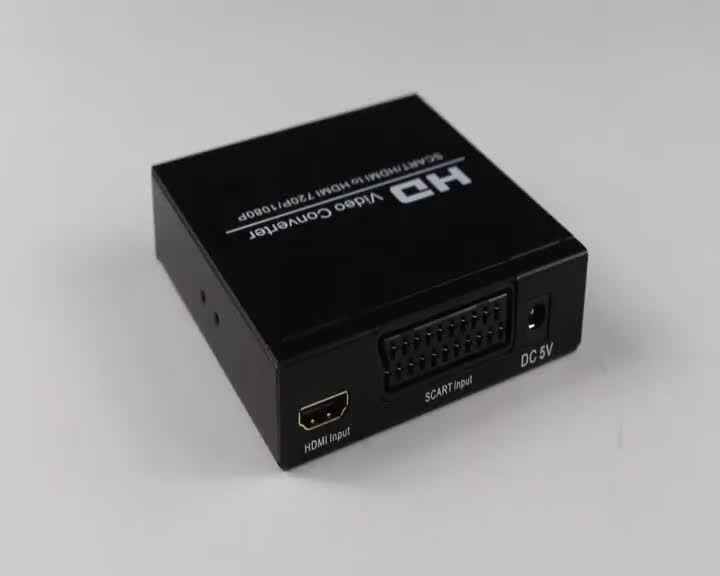 HDMI Scart to HDMI+RCA Coaxial Adapter Converter with