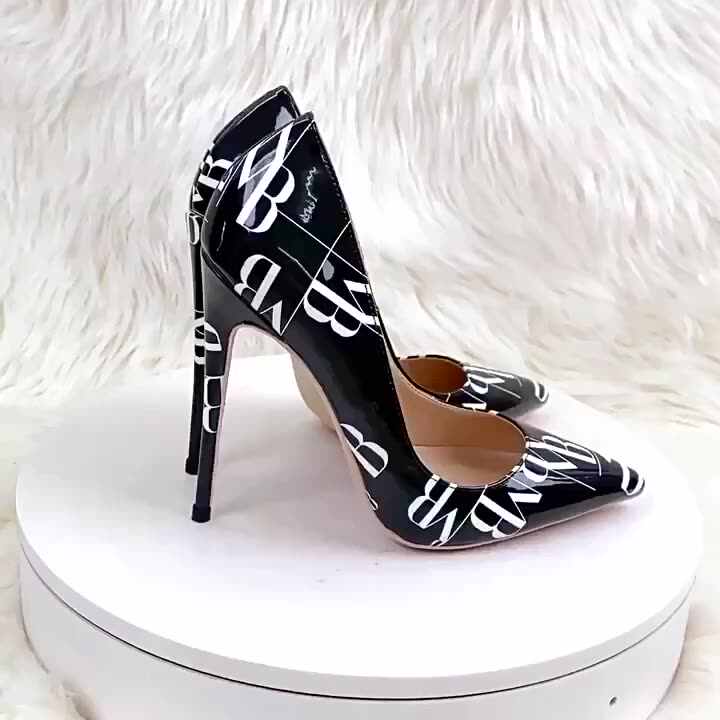 Wholesale 12cm Pencil High Heel Pumps for Ladies Sexy Stiletto Party Shoes  Cushioning Comfort Fancy Flexible Summer Autumn