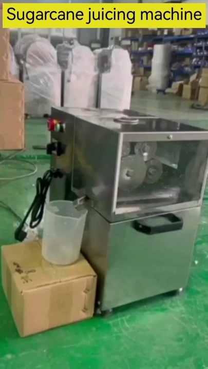 ステンレス鋼電気サトウキビプレス機デスクトップシュガーケーン
