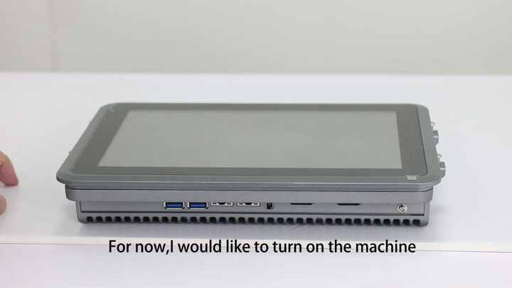 HUNSN 10.1 Zoll Industrial Panel PC - Intel J6412 Windows 11 - IP65 Touchscreen 8GB RAM 128GB SSD